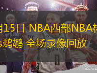 11月15日 NBA西部NBA杯 湖人vs鵜鶘 全場錄像回放